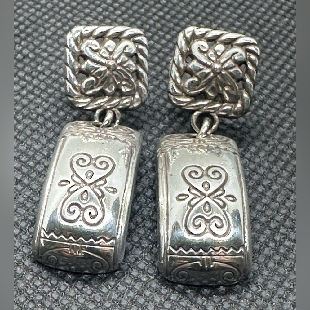 Brighton Vintage Silver Earrings